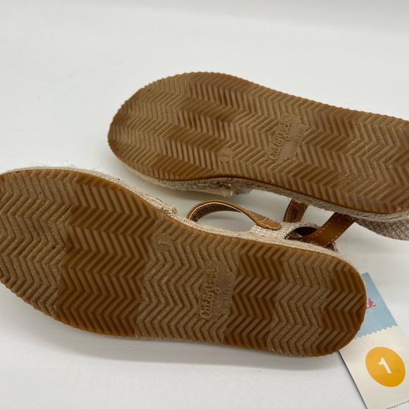 Kids Luna Jute Espardille Sandals Gold - Cat & Jack - Picture 6 of 6